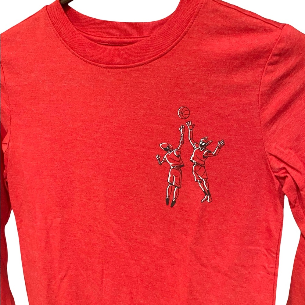 Cat & Jack Red Long Sleeve Tee